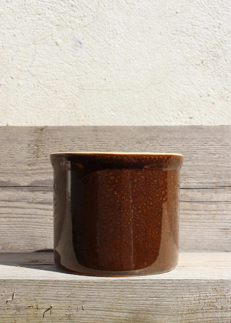 Pot de fleur en céramique vitré minimaliste, 13.5x11.3 cm