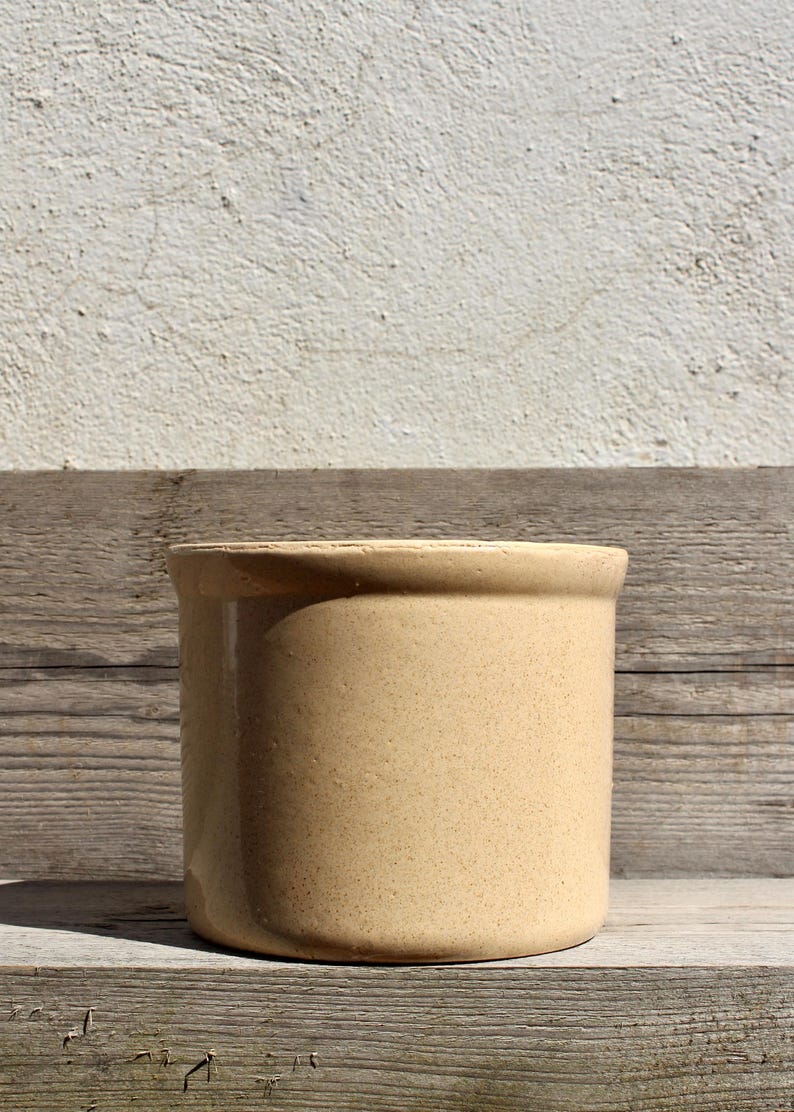 Pot de fleur en céramique vitré minimaliste, 13.5x11.3 cm