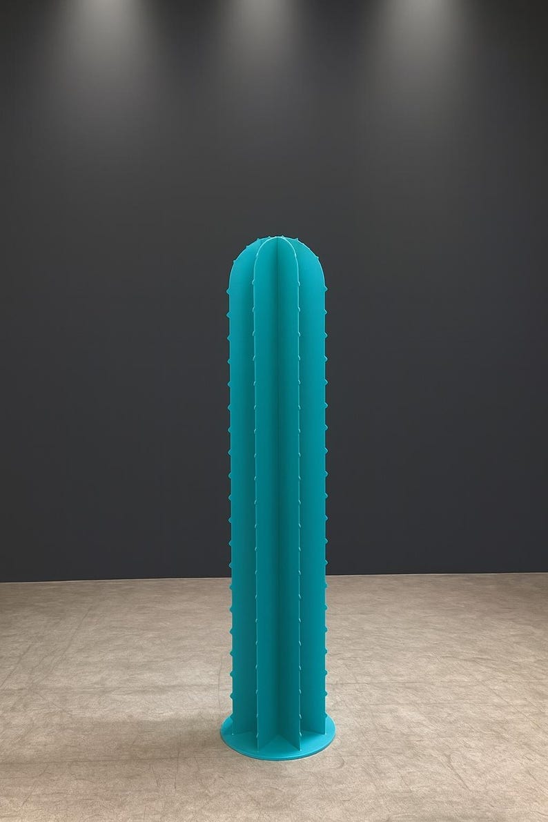 Cactus métallique de décoration extérieur