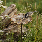 Abreuvoir pour abeilles en céramique avec piquet, mangeoire pour oiseaux et bain d'oiseaux