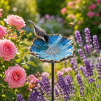 Abreuvoir pour abeilles en céramique avec piquet, mangeoire pour oiseaux et bain d'oiseaux
