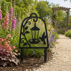 Piquet de jardin colibri en métal, mangeoire pour oiseaux, décoration extérieure rustique