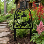 Piquet de jardin colibri en métal, mangeoire pour oiseaux, décoration extérieure rustique